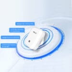Messbereich des EM300-TH LoRaWAN Temperatur und Luftfeuchtigkeit Sensor von Milesight