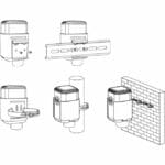 Montagearten des EM500-CO2 Outdoor LoRaWAN CO2 Sensor von Milesight