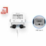 PDF Export über USB-C des TS30x LoRaWAN Temperatursensor von Milesight